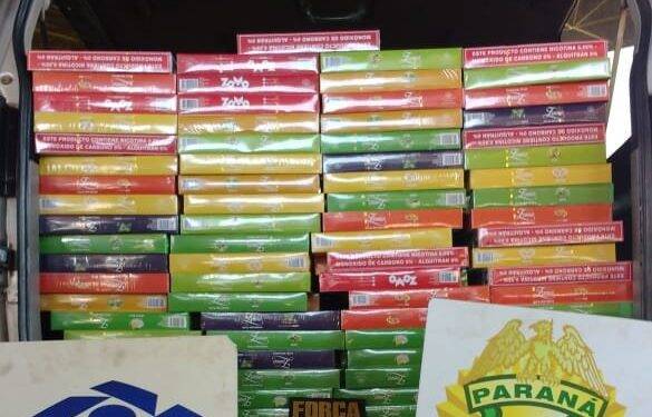 Carregamento de essência para narguilé é apreendido na Ponte da Amizade