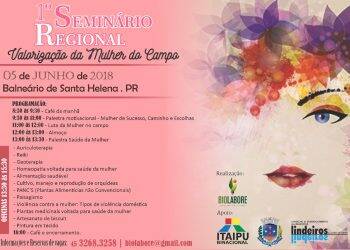 A valorização da mulher do campo será tema de seminário regional em Santa Helena