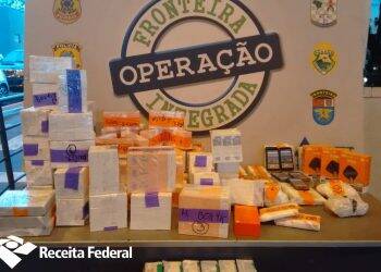 Veículo carregado com eletrônicos é apreendido na Ponte Internacional da Amizade