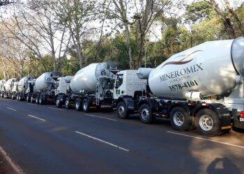 Mineromix leva veículos para a carreata de São Cristóvão