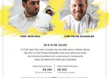 Chef Jean Paul Barbier comanda a cozinha do restaurante Itaipu