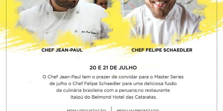 Chef Jean Paul Barbier comanda a cozinha do restaurante Itaipu