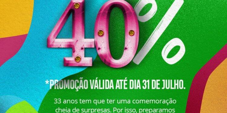 Foz Tintas completa 33 anos, com descontos de até 40%