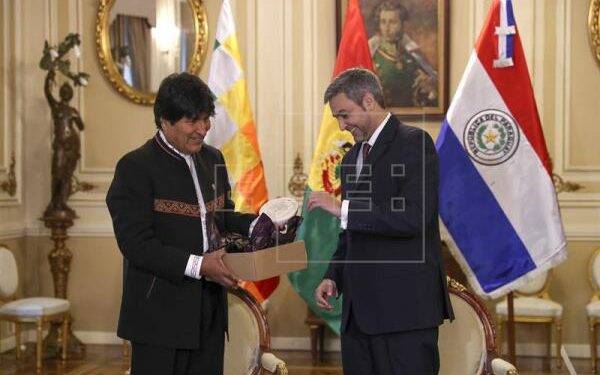 Presidente eleito do Paraguai promete a Morales articular incorporação da Bolívia ao Mercosul