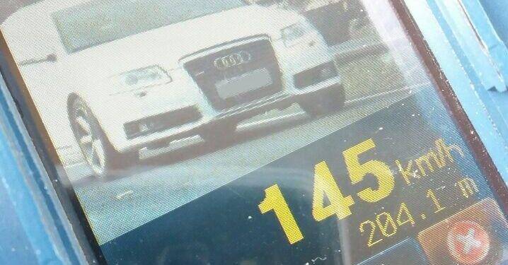 PRF flagra carro a 145 km/h na rodovia de acesso a Ponte da Amizade