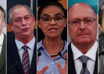 Datafolha: Bolsonaro, 24%; Ciro, 13%; Marina, 11%; Alckmin, 10%; Haddad, 9%