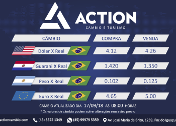Dólar abre a semana vendido a R$ 4.26 na fronteira