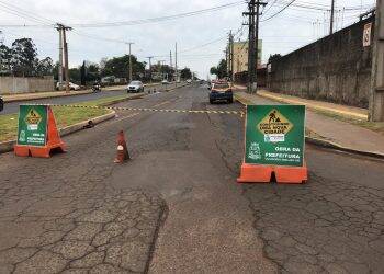 Trecho entre avenidas Felipe Wandscheer e Iguaçu está interditado para obras