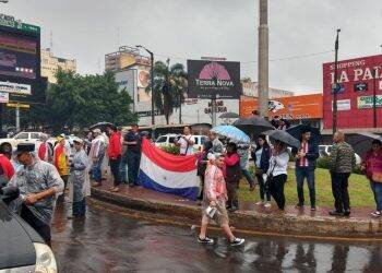 Paraguaios se manifestam contra a corrupção