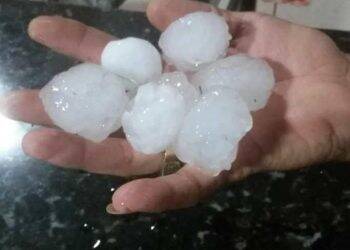 Granizo e temporal em São Miguel do Iguaçu