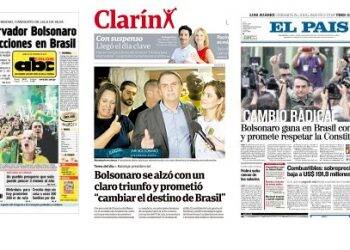 Imprensa da Argentina, Paraguai e Uruguai repercutem vitória de Bolsonaro