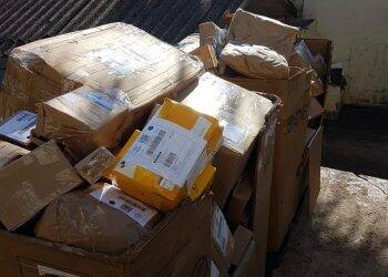 Receita Federal retém 548 volumes de remessas postais irregulares