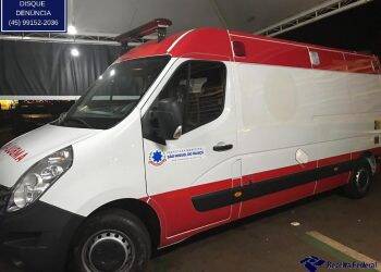 Ambulância da prefeitura de São Miguel do Iguaçu é apreendida com eletrônicos