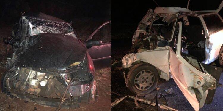Acidente deixa dois mortos e três feridos na BR 277, em Céu Azul
