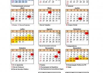 Divulgado calendário escolar da rede estadual de ensino