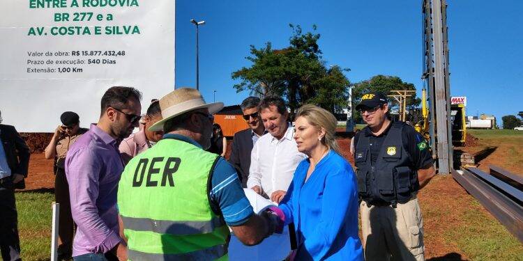 Governadora dá início a construção do Viaduto da Costa e Silva. Trânsito será interrompido no sábado