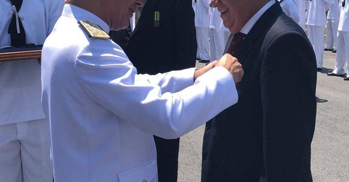 Empresário Veraldo Barbiero é homenageado pela Marinha com medalha Mérito Tamandaré