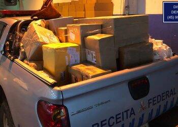 Receita Federal retém 310 remessas irregulares no Correios de Foz e STI