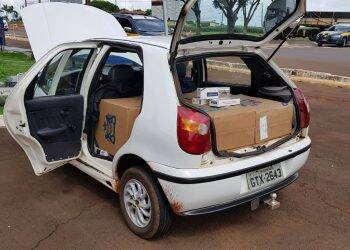 PRF apreende cigarros contrabandeados