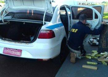 Taxista gaúcho é preso com 27 kg de maconha na fronteira