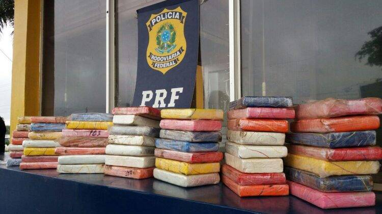 PRF apreende 51 toneladas de drogas em 2018 no Paraná