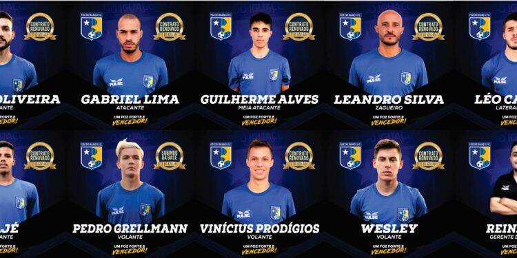 FOZ FC ANUNCIA RENOVAÇÕES PARA 2019