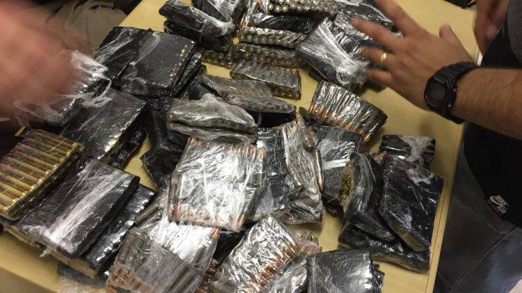 PF apreende quase três mil munições para fuzil