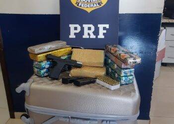 Uruguaio foragido é preso na fronteira levando armas e drogas