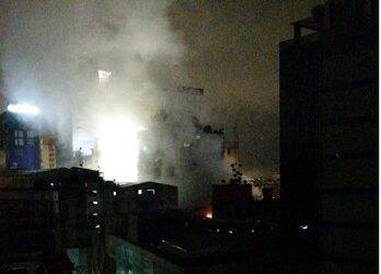 Incêndio no Jebai Center em Cidade do Leste