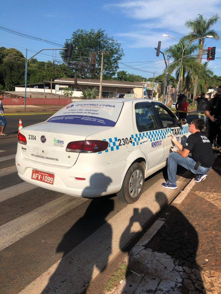 Taxista morre em tentativa de assalto no centro de Foz