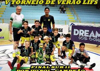 Por do Sol garante o título do sub 11 municipal