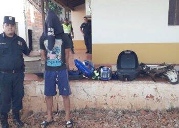 Polícia encontra desmanche de motos em Cidade do Leste