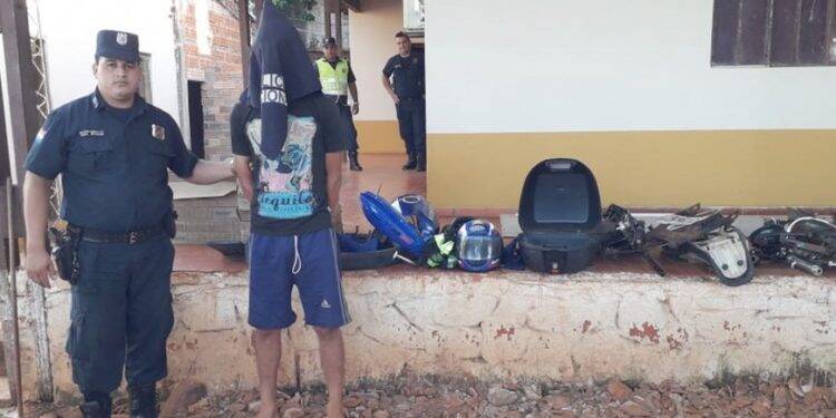 Polícia encontra desmanche de motos em Cidade do Leste