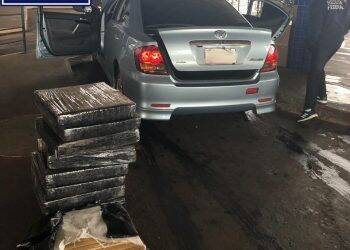 Mais de 140 quilos de maconha na Ponte Internacional da Amizade são apreendidos