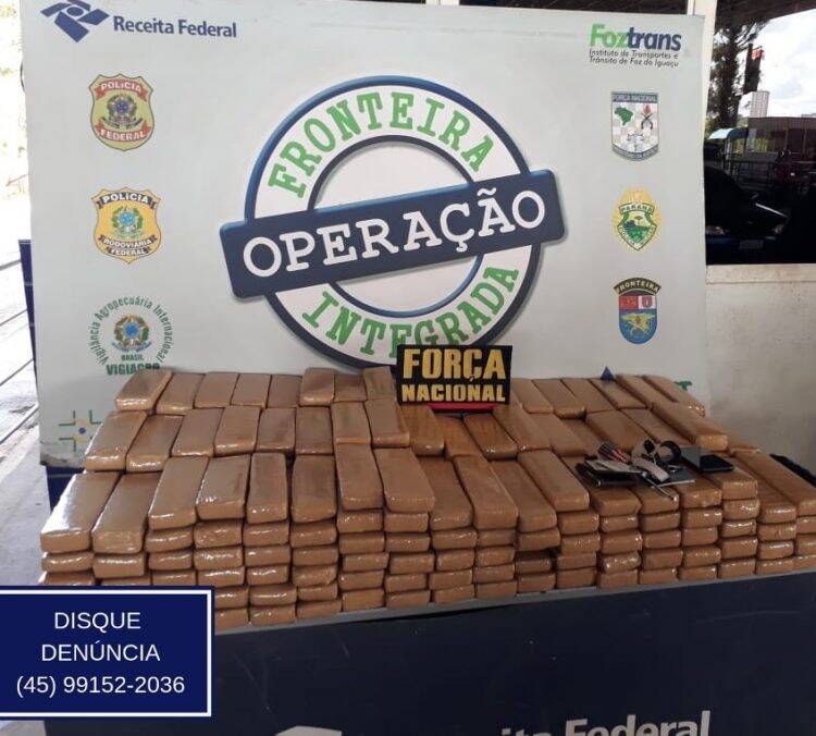 Cubano é preso transportando drogas na ponte da amizade