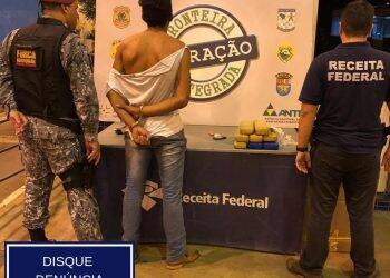 Cubano é preso transportando drogas na ponte da amizade