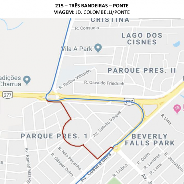 Nove linhas do transporte coletivo serão alteradas durante obras do viaduto na Costa e Silva