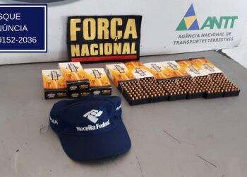 500 munições são apreendidas na Ponte Internacional da Amizade