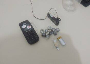 Celulares e droga são apreendidos durante operação na PEC