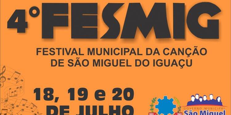 4° Festival Municipal da Canção acontece em julho em SMI