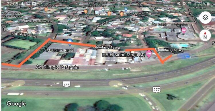 Chuva intensa força novo desvio na região das obras do viaduto
