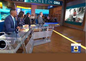 Principal programa matutino dos EUA faz link ao vivo das Cataratas do Iguaçu