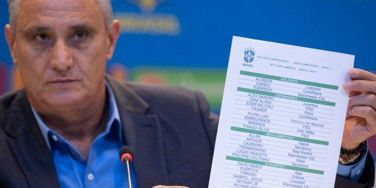 Tite divulga “lista mais difícil” para a Copa América