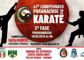 Foz recebe neste sábado etapa do Campeonato Paranaense de Karatê