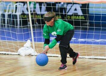 Times iniciam batalha pelo título da etapa Sul de Goalball em Foz do Iguaçu