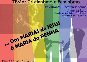 Paróquia Anglicana Santo Agostinho de Cantuária fará evento de reflexão sobre equidade de gênero