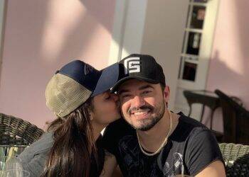 Fernando e Maiara antecipam Dia dos Namorados e passam noite romântica em Foz do Iguaçu