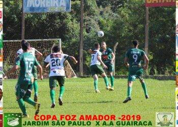 Vai começar as quartas de finais da Copa Foz de Futebol