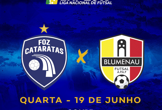 Foz Cataratas vai com tudo pra cima do Blumenau