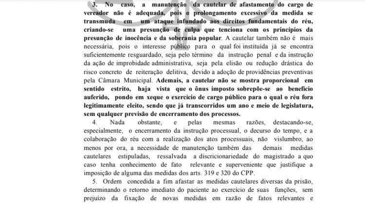 Liminar do STJ suspende afastamento de Anice Gazzaoui do cargo de vereadora